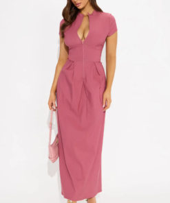 Too Busy To Care Maxi Dress - Mauve