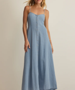 Dresses Angel Eyes Chambray Midi Dress