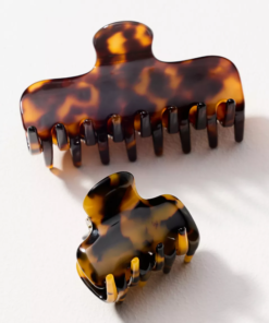Tortoiseshell Hair Claws, Set of 2
